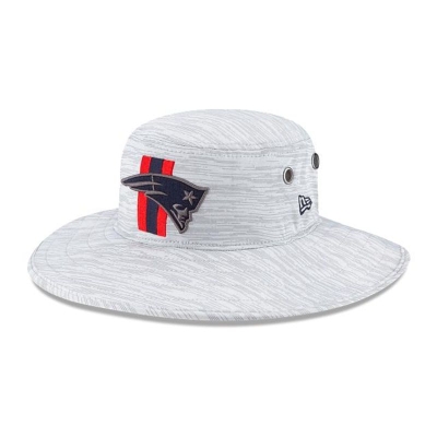 Blue New England Patriots Hat - New Era NFL Official NFL Training Panama Bucket Hat USA8027519